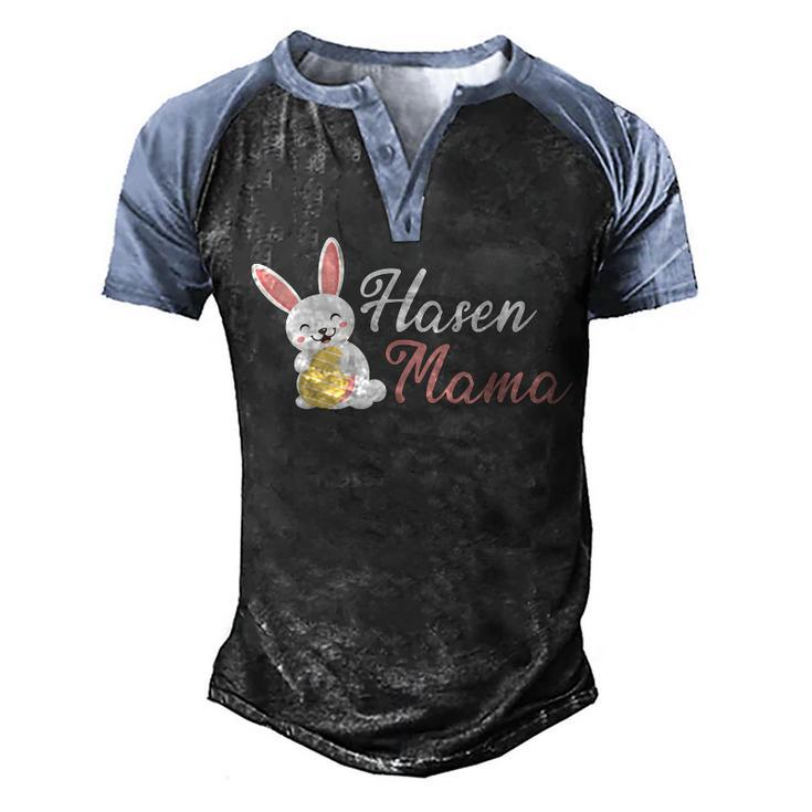 Rabbit Mum Easter Rabbit Mum Rabbit Men's Henley Raglan T-Shirt