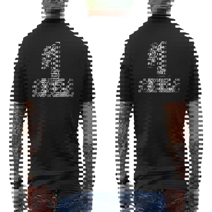 1 Abuela Number One Men's T-shirt Back Print