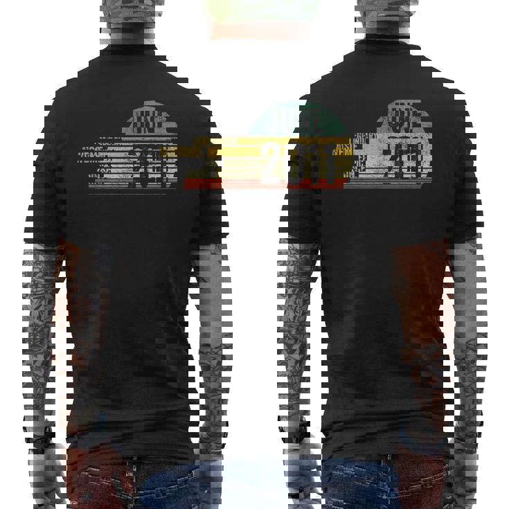 10 Year Old Legendary Retro Vintage Awesome Birthday 2011 Men's Back Print T-shirt