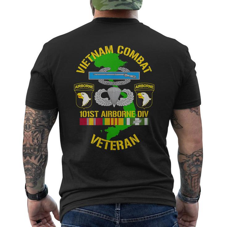 101St Airborne Division Vietnam Combat Veteran Men's Back Print T-shirt