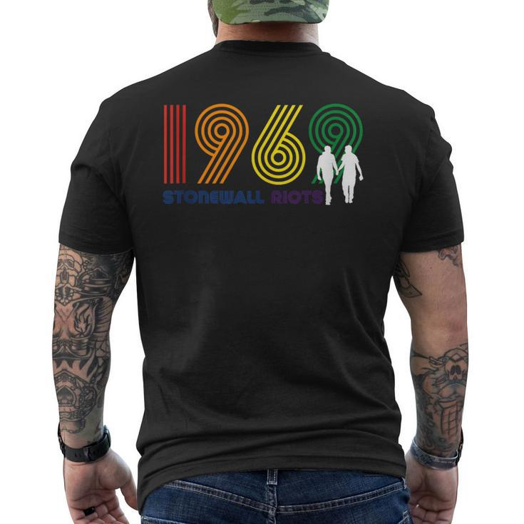 1969 Stonewall Riots  Men's Crewneck Short Sleeve Back Print T-shirt