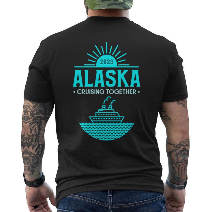 2023 Alaska Gifts Alaska Cruise 2023 Family Group Vacation Cruise Funny Gifts Mens Back Print T-shirt