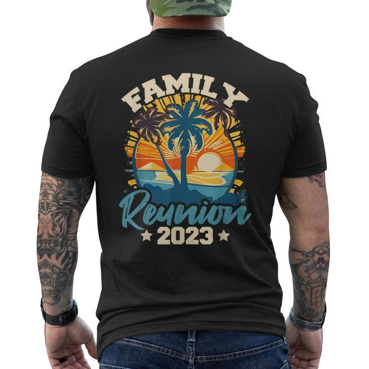 2023 Family Reunion Matching Group  Mens Back Print T-shirt