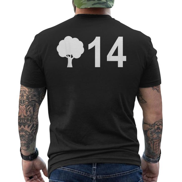 314 Tree14 Novelty Tree St Louis Men's T-shirt Back Print