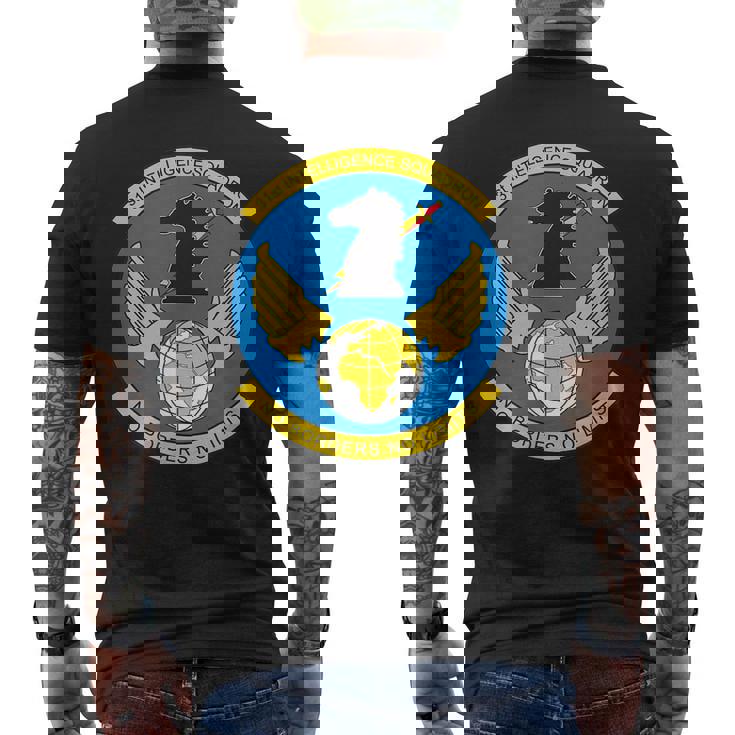 31St Intelligence Squadron Men's Back Print T-shirt