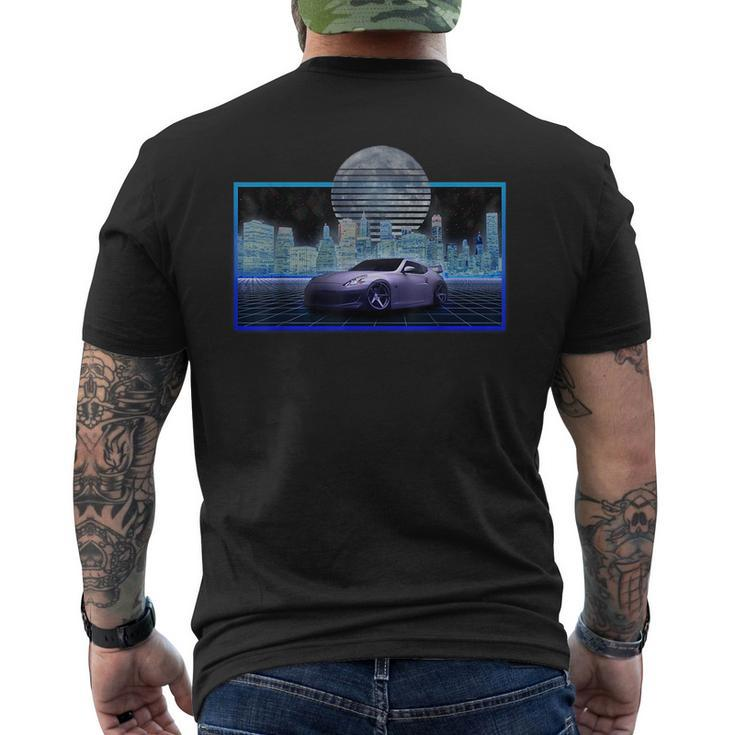 370Z Sports Car Retro Mens Back Print T-shirt