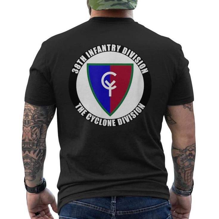 38Th Infantry Division National Guard Cyclone Veteran Men's T-shirt Back Print
