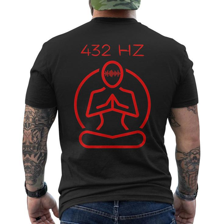 432 Hz Root Chakra Muladhara Red Mens Back Print T-shirt