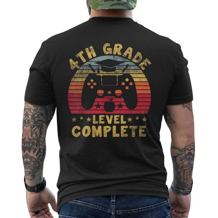 4Th Grade Level Complete Class Of 2023 Graduation Funny  Mens Back Print T-shirt