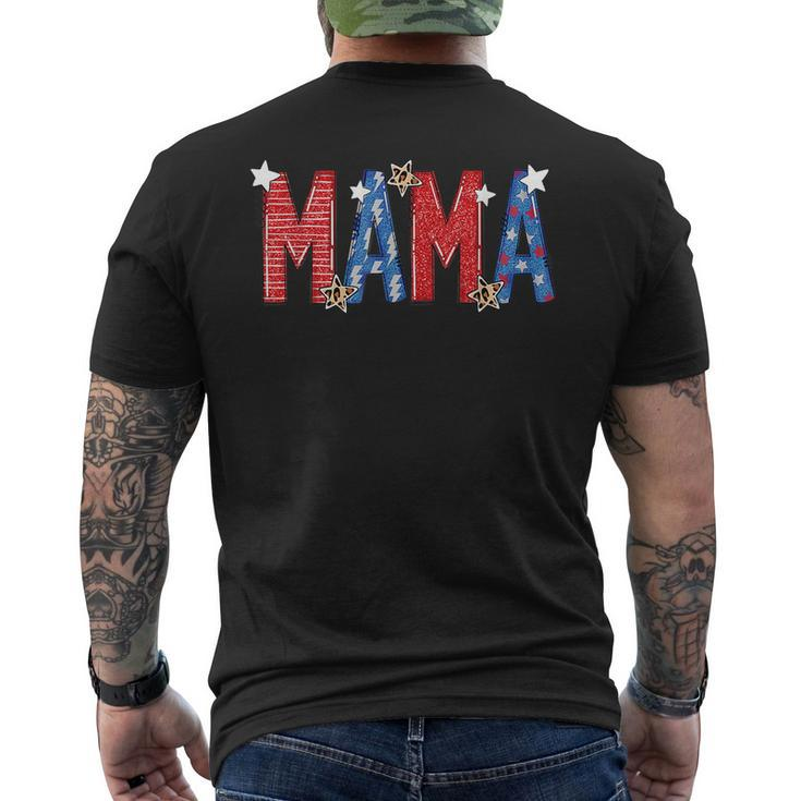 4Th Of July Mama And Mini Mommy And Me Matching Outfits  Mommy Funny Gifts Mens Back Print T-shirt