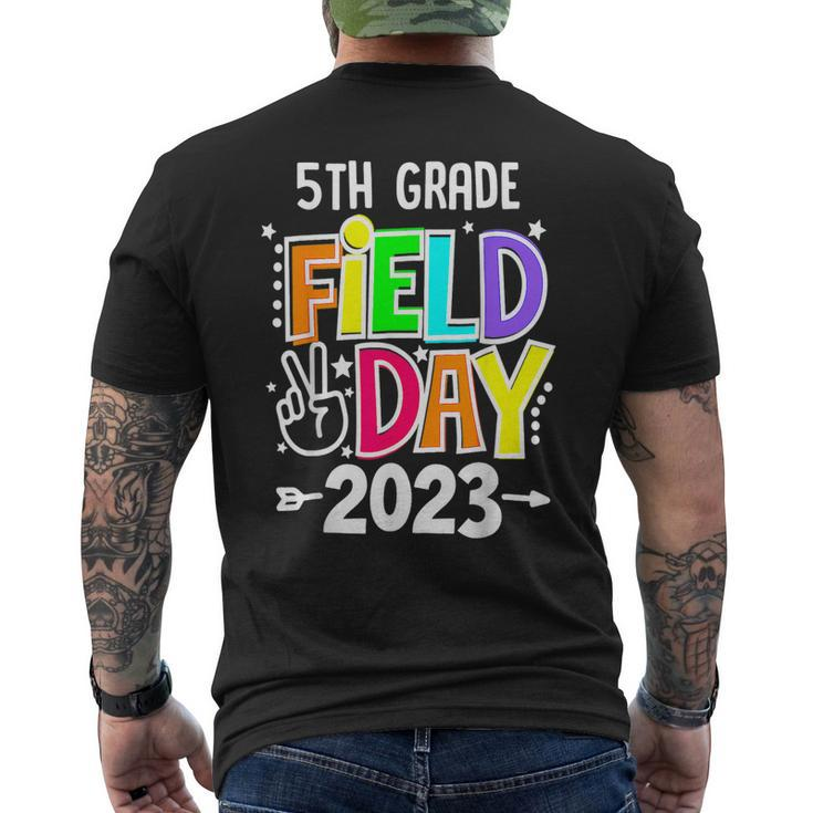 5Th Grade Field Day 2023 Let The Games Begin 5Th Grade Squad Men's Back Print T-shirt