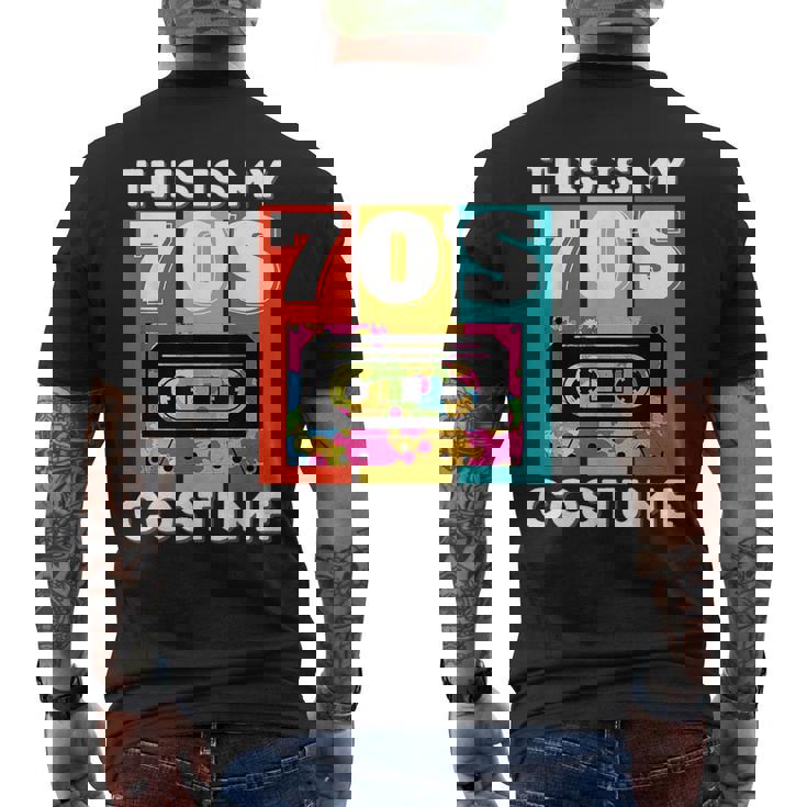 This Is My 70S Costume Retro Vintage 1970S 70S Men's Back Print T-shirt