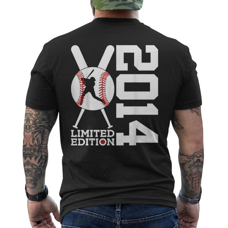9Th Birthday Baseball Limited Edition 2014  Mens Back Print T-shirt