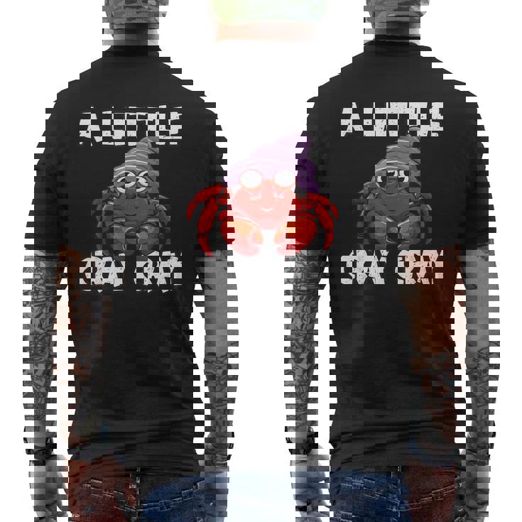 A Little Cray Cray Crawfish  Mens Back Print T-shirt