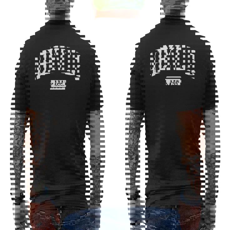 Abbyville Kansas Ks College University Sports Style Men's T-shirt Back Print Abbyville Kansas Ks College University Sports Style Men's T-shirt Back Print