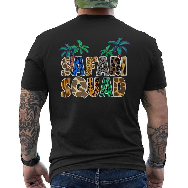 Africa Summer Family Vacation Trip Safari Squad Men's Back Print T-shirt