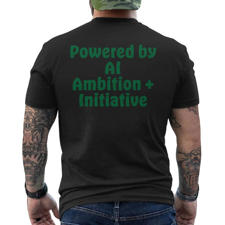 Ai Ambition Initiative Mens Back Print T-shirt