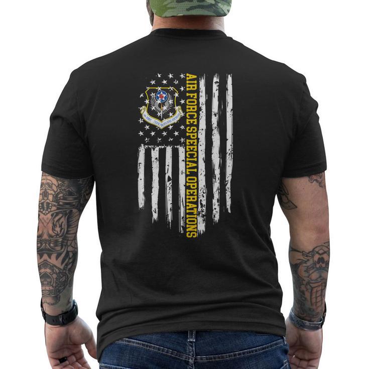 Air Force Special Operations Command Afsoc American Flag Men's Back ...