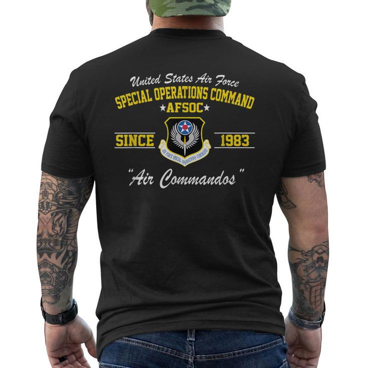 Air Force Special Operations Command Afsoc Men's Back Print T-shirt