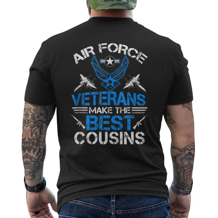 Air Force Veterans Make The Best Cousins Men's Back Print T-shirt