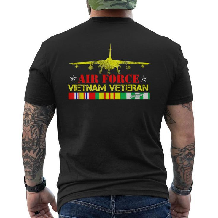 Air Force Vietnam Veteran Us Veterans Old Men Men's Back Print T-shirt
