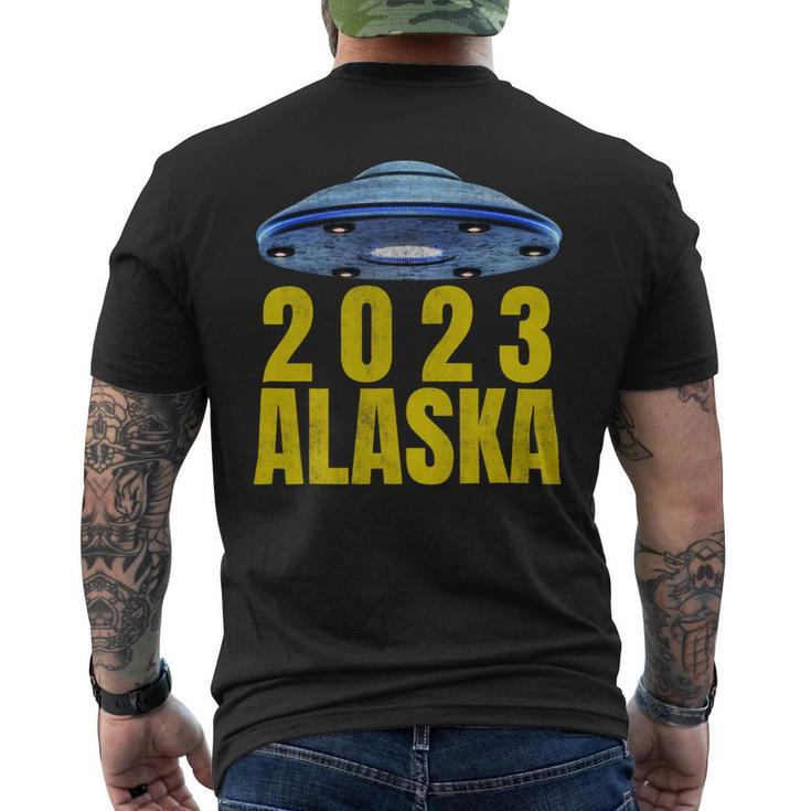 Alaska 2Alien Ufo For Science Fiction Lovers Mens Back Print T-shirt