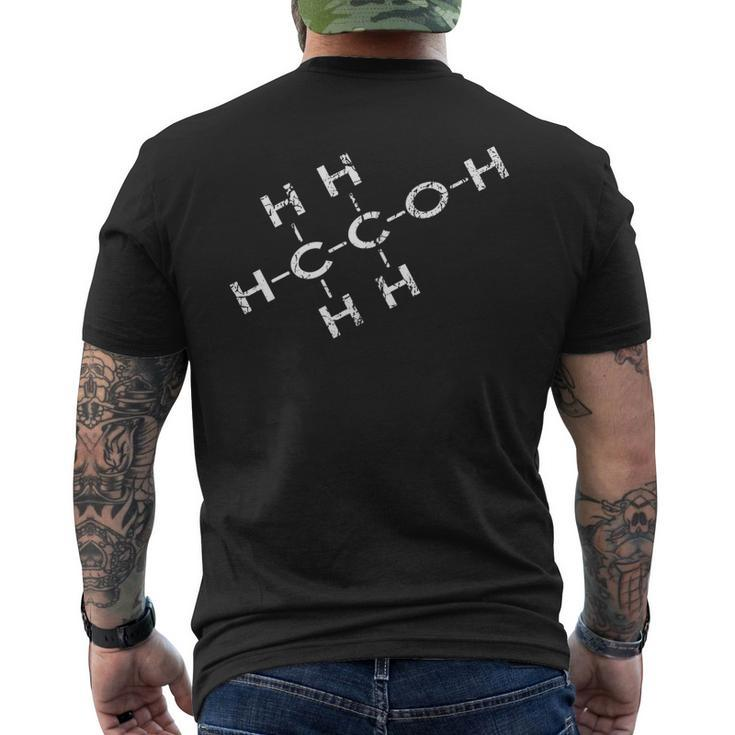 Alcohol Chemical Formula Organic Chemistry  Mens Back Print T-shirt