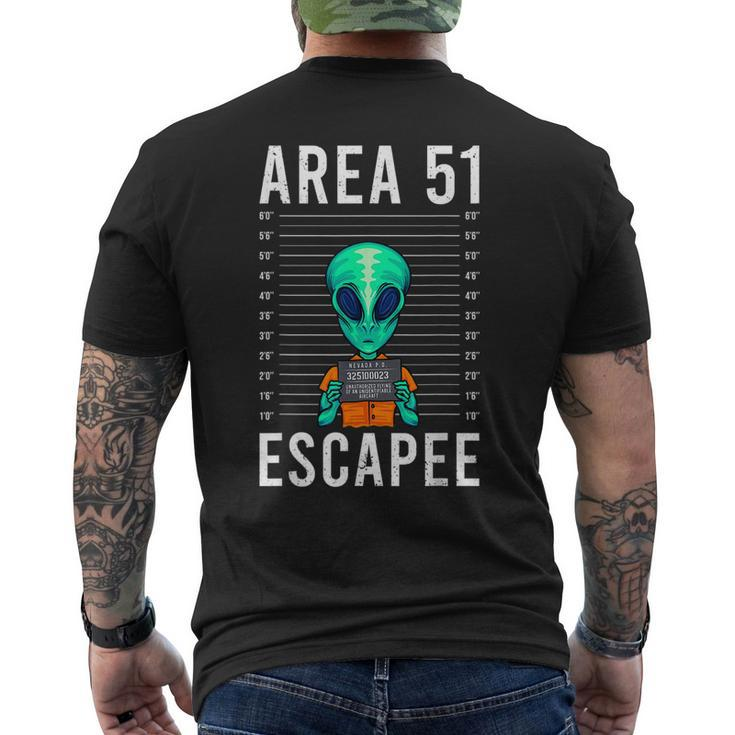 Alien Alien Lover Ufo Area 51 Alien Humor Alien Men's T-shirt Back Print