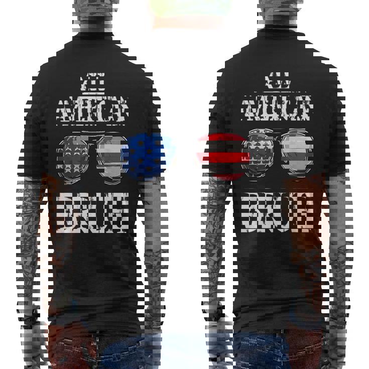 All American Bruh 4Th Of July Boys Patriotic Usa Ns Kids Patriotic Funny Gifts Mens Back Print T-shirt