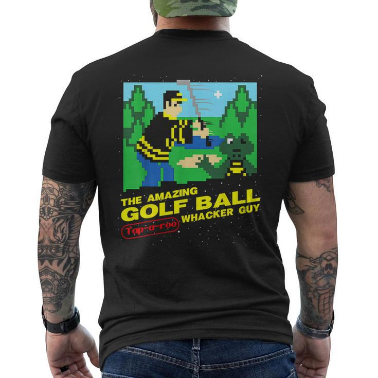 The Amazing Golf Ball Tap-A-Roo Whacker Guy Men's T-shirt Back Print