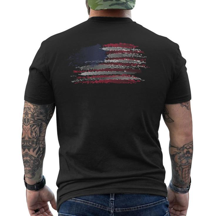 America Flag Patriotic 4Th Of July Usa Day Of Independence Patriotic Funny Gifts Mens Back Print T-shirt