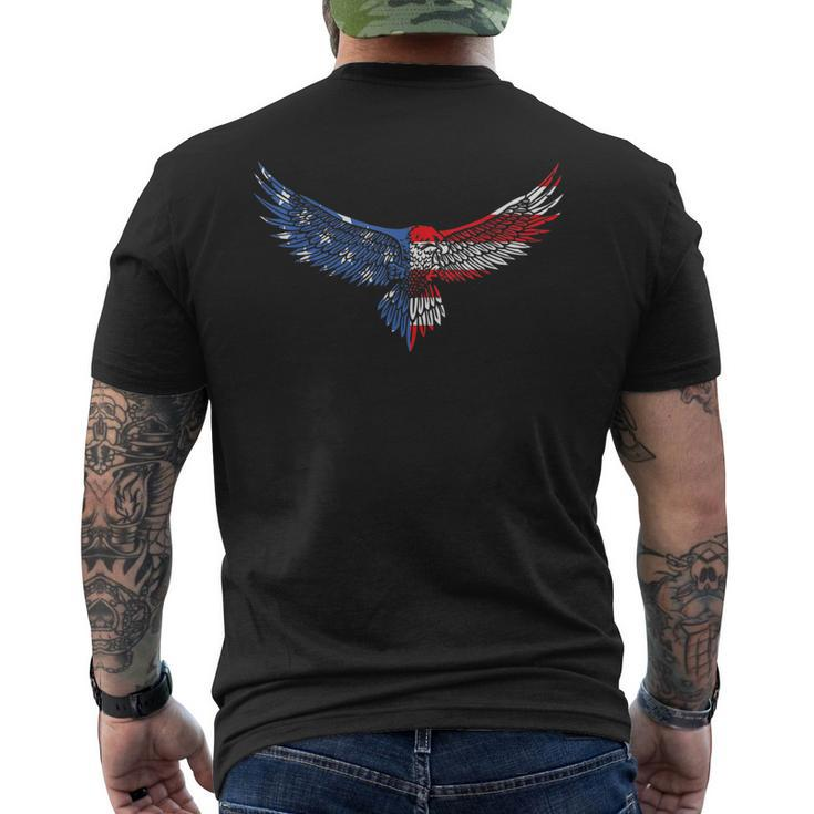 American Flag Eagle  Mullet Patriotic  For Men Mens Back Print T-shirt
