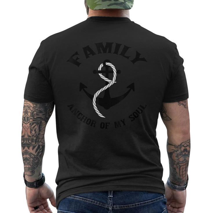 Anchor Of My Soul  Mens Back Print T-shirt