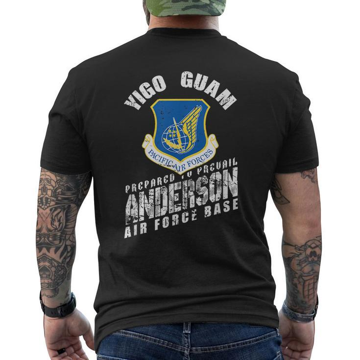 Anderson Air Force Base Guam 36Th Wing Usaf Men's Back Print T-shirt