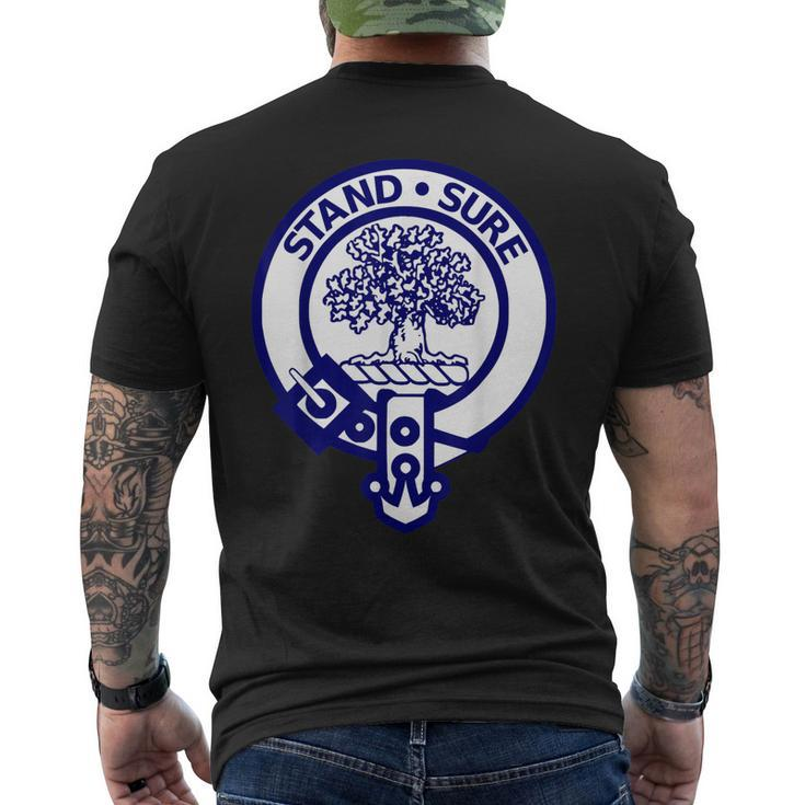 Anderson Family Clan Name Crest Shield Men's Back Print T-shirt