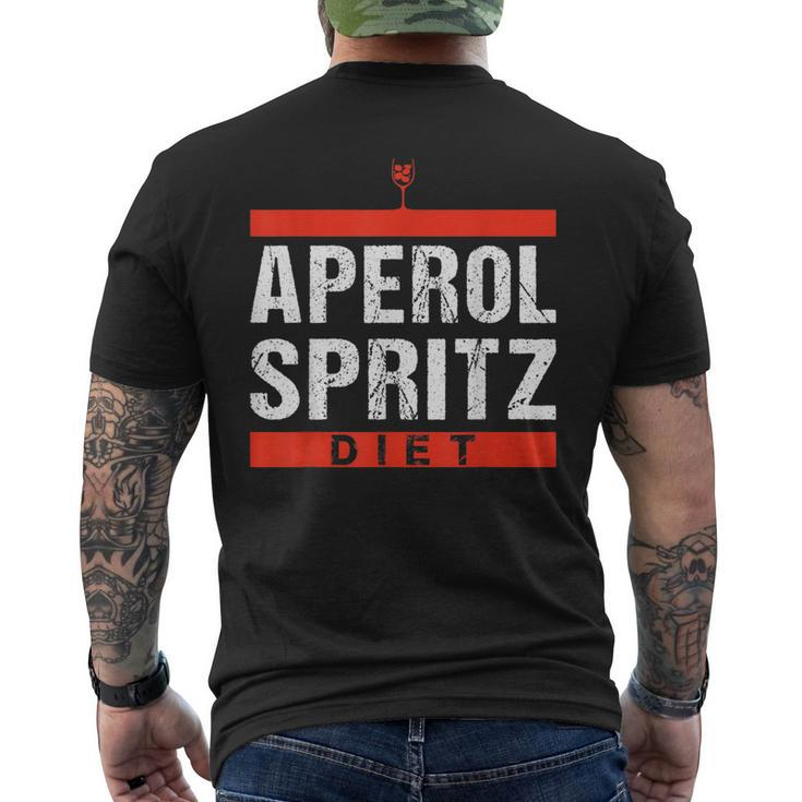 Aperol Spritz Cocktail Party Alcohol Drink Summer Beverage  Mens Back Print T-shirt