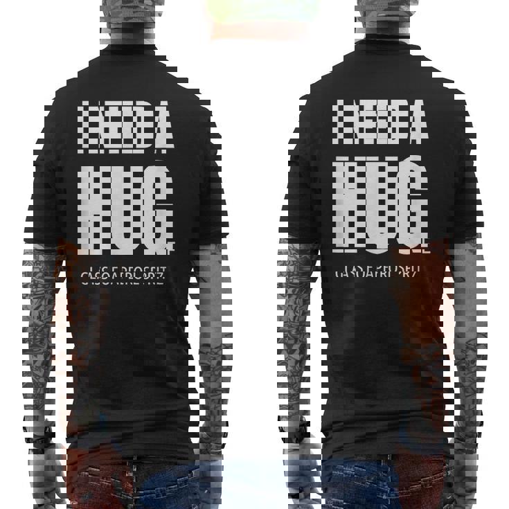 Aperol Spritz Gift Mens Back Print T-shirt