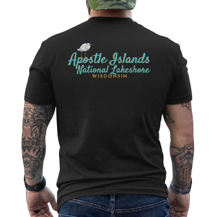 Apostle Islands National Lakeshore Wisconsin Men's T-shirt Back Print