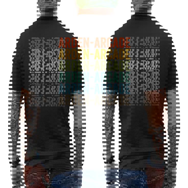 Arden-Arcade City Retro Men's T-shirt Back Print