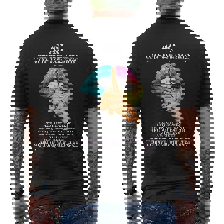 Ari Name Gift Ari With Three Sides Mens Back Print T-shirt