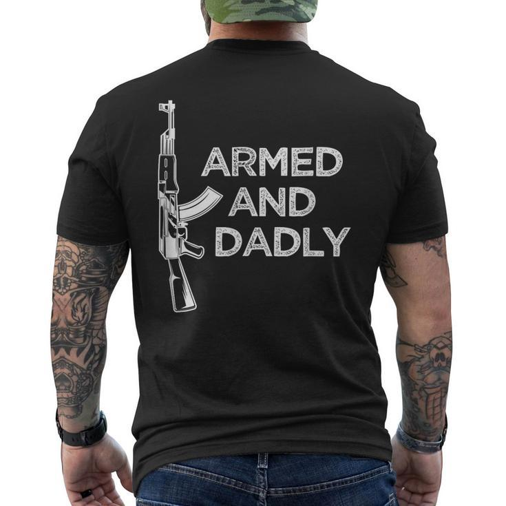 Armed & Dadly Ak Men's Back Print T-shirt