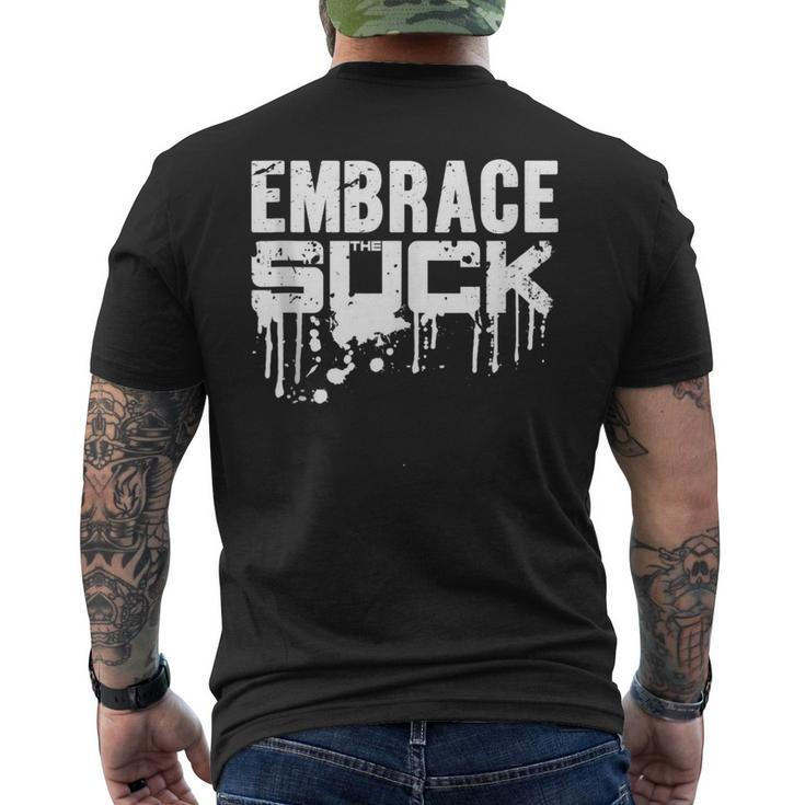 Army Embrace The Suck Military Men's T-shirt Back Print
