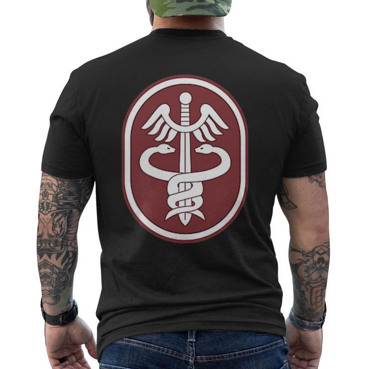 Army Medical Command Medcom Men's Back Print T-shirt | Mazezy