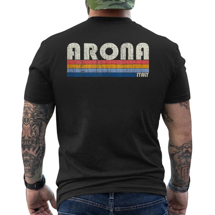 Arona Italy Retro 70S 80S Style Men's T-shirt Back Print