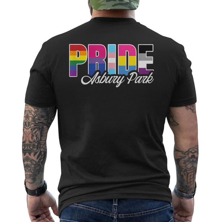 Asbury Park Nj Gay Pride Lesbian Bisexual Transgender Pan  Mens Back Print T-shirt