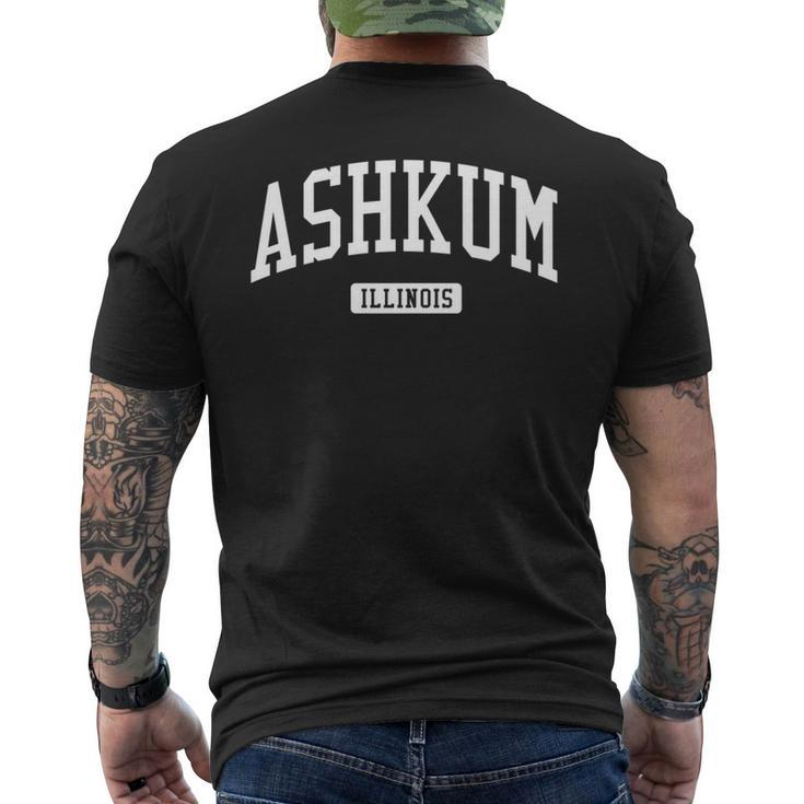 Ashkum Illinois Il College University Sports Style Men's T-shirt Back Print