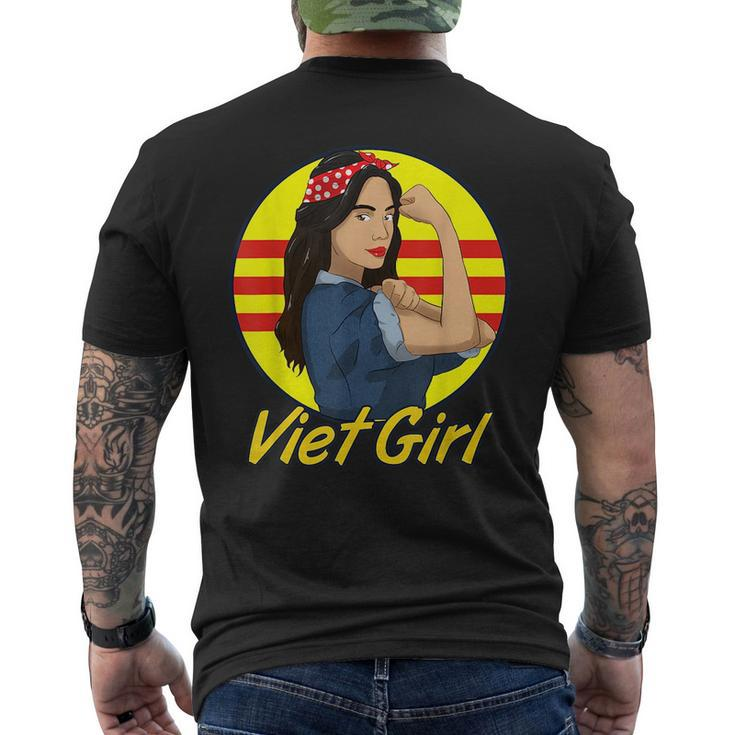 Asian Vietnamese Vietnam Woman Girl Proud Strong Bandana  Mens Back Print T-shirt