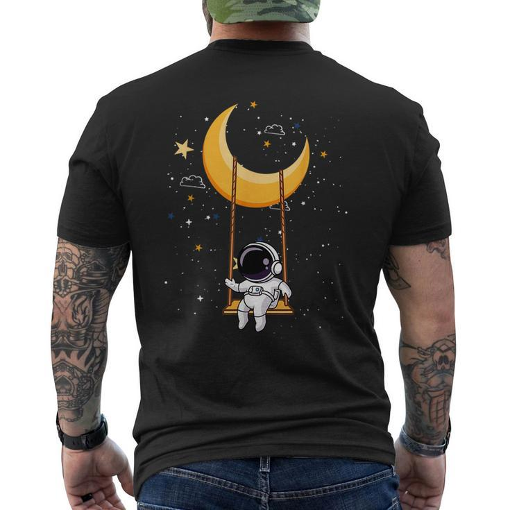 Astronaut  Stars Space Lovers Moon Spaceman Kids Gifts  Mens Back Print T-shirt