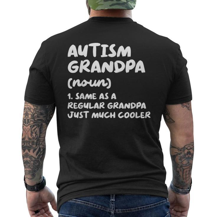Autism Grandpa Definition  Mens Back Print T-shirt