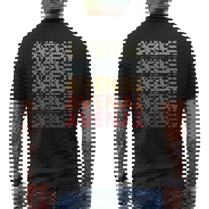 Avenal California Avenal Ca Retro Vintage Text Men's T-shirt Back Print